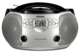 Philips draagbare radio AZ1046/12
